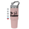 Pink color, 890ml (30oz) stainless Steel Tumbler with Handle