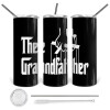 Tumbler stainless steel 600ml, with metal straw & cleaning brush