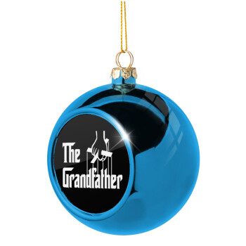 The Grandfather, Χριστουγεννιάτικη μπάλα δένδρου Μπλε 8cm