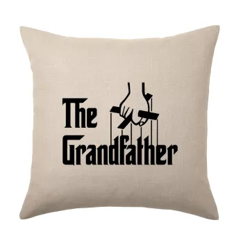 The Grandfather, Μαξιλάρι καναπέ ΛΙΝΟ 40x40cm περιέχεται το  γέμισμα