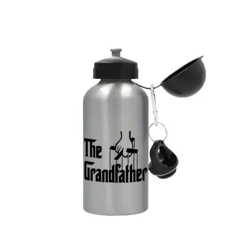 The Grandfather, Metallic water jug, Silver, aluminum 500ml