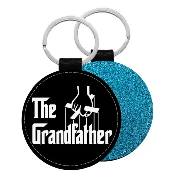 The Grandfather, Μπρελόκ Δερματίνη, στρογγυλό ΜΠΛΕ (5cm)