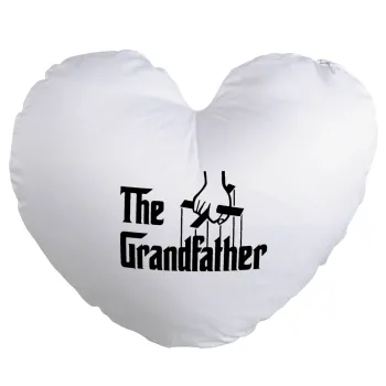 The Grandfather, Μαξιλάρι καναπέ καρδιά 40x40cm περιέχεται το  γέμισμα