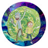 Rick and Morty, Επιφάνεια κοπής γυάλινη στρογγυλή (30cm)