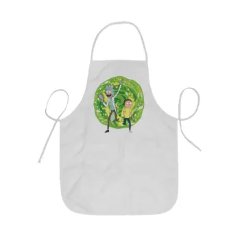 Rick and Morty, Ποδιά Σεφ ολόσωμη κοντή  Παιδική (44x62cm)