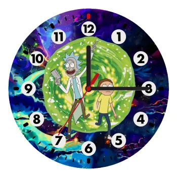 Rick and Morty, Ρολόι τοίχου ξύλινο (20cm)