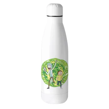 Rick and Morty, Μεταλλικό παγούρι θερμός (Stainless steel), 500ml
