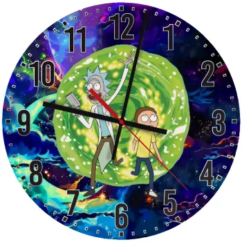 Rick and Morty, Ρολόι τοίχου ξύλινο (30cm)