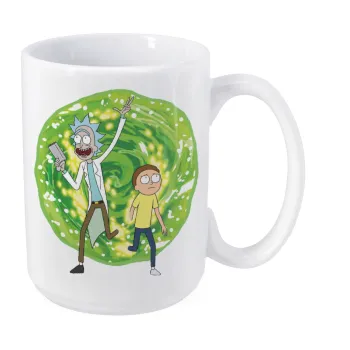 Rick and Morty, Κούπα Mega, κεραμική, 450ml