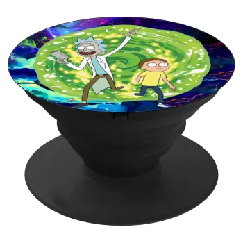 Rick and Morty, Phone Holders Stand  Black Hand-held Mobile Phone Holder