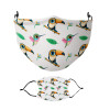 Μάσκα υφασμάτινη Ενηλίκων πολλαπλών στρώσεων με υποδοχή φίλτρου