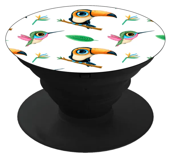 Toucan — Phone Holders Stand  Black Hand-held Mobile Phone Holder