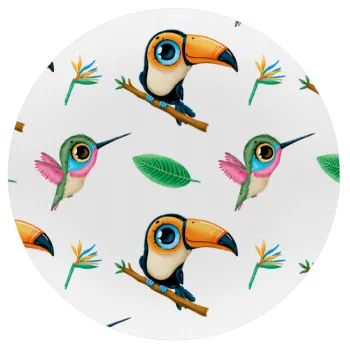 Toucan, Mousepad Round 20cm