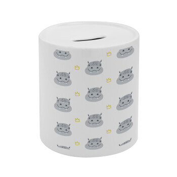 Hippo, Κουμπαράς πορσελάνης με τάπα