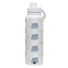 1L Stainless Steel Thermal Bottle with Phone Holder & Double Wall Insulation