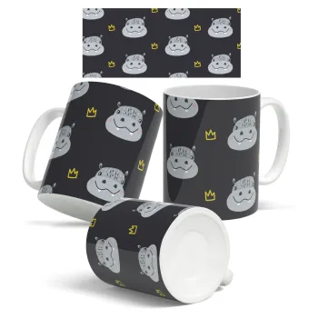 Hippo, Κούπα, κεραμική, 330ml