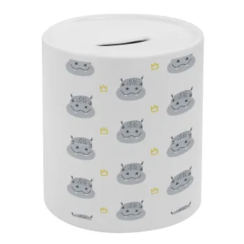 Hippo, Κουμπαράς πορσελάνης με τάπα