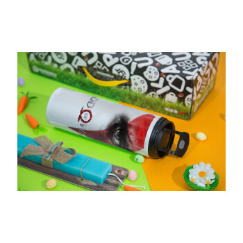 God of war Stratos, Easter candle,Travel Tumbler 2 Lids, with metal straw & cleaning brush & aromatic flat candle (30cm) (BLUE)