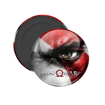 God of war Stratos, Μαγνητάκι ψυγείου στρογγυλό διάστασης 5cm