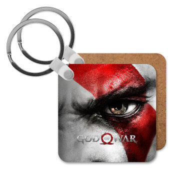 God of war Stratos, Μπρελόκ Ξύλινο τετράγωνο MDF