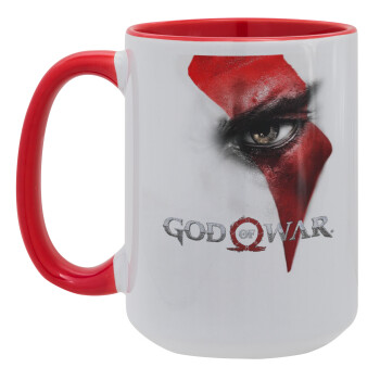God of war Stratos, Κούπα Mega 15oz, κεραμική Κόκκινη, 450ml