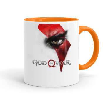 God of war Stratos, Mug colored orange, ceramic, 330ml