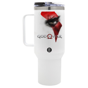 God of war Stratos, Mega Stainless steel Tumbler with lid, double wall 1,2L