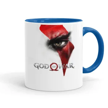 God of war Stratos, Κούπα χρωματιστή μπλε, κεραμική, 330ml