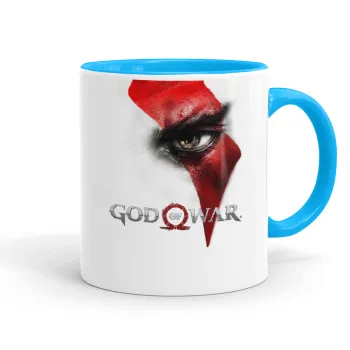 God of war Stratos, Mug colored light blue, ceramic, 330ml