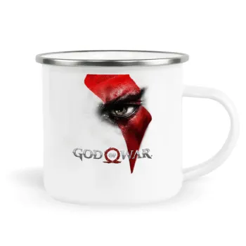 God of war Stratos, Metallic enamel cup white 360ml