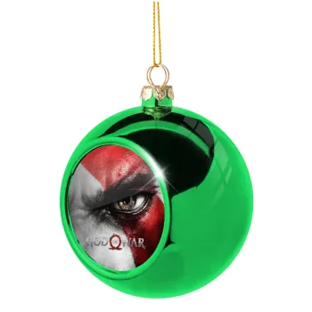 God of war Stratos, Green Christmas tree ornament ball 8cm
