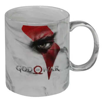 God of war Stratos, Mug ceramic marble style, 330ml
