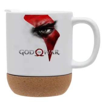 God of war Stratos, Κούπα, κεραμική με βάση φελού και καπάκι (ΜΑΤ), 330ml