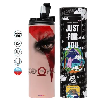 God of war Stratos, Tumbler stainless steel PINK 600ml