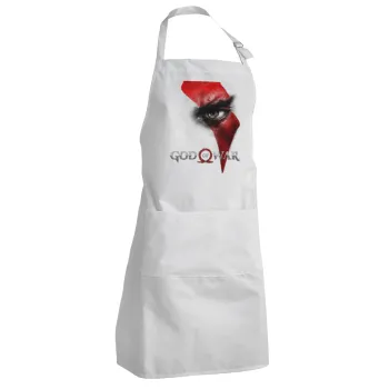 God of war Stratos, Adult Chef Apron (with sliders and 2 pockets)