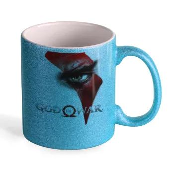 God of war Stratos, Κούπα Σιέλ Glitter που γυαλίζει, κεραμική, 330ml
