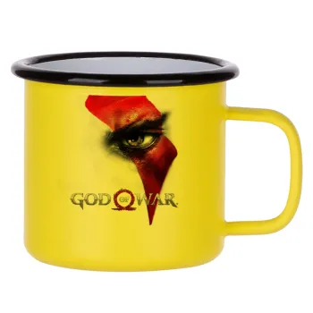 God of war Stratos, Metallic enamel MATT Yellow cup 360ml