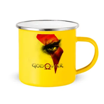 God of war Stratos, Yellow Enamel Metallic Cup 360ml