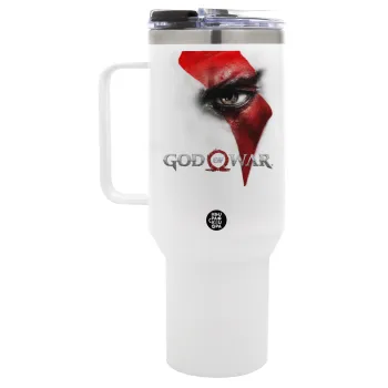 God of war Stratos, Mega Tumbler με καπάκι, διπλού τοιχώματος (θερμό) 1,2L