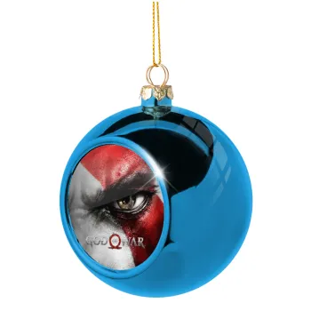 God of war Stratos, Blue Christmas tree ball ornament 8cm