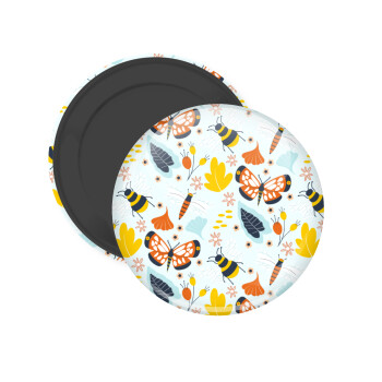 Πεταλούδες, Μαγνητάκι ψυγείου στρογγυλό διάστασης 5cm