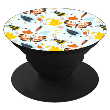 Πεταλούδες, Phone Holders Stand  Black Hand-held Mobile Phone Holder