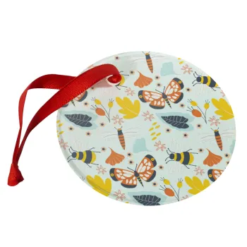 Πεταλούδες, Christmas ornament glass 9cm