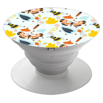 Πεταλούδες, Phone Holders Stand  Λευκό Βάση Στήριξης Κινητού στο Χέρι