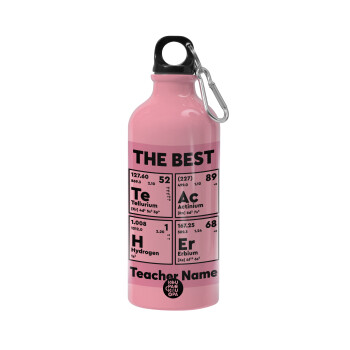 THE BEST Teacher chemical symbols, Water bottle 600ml