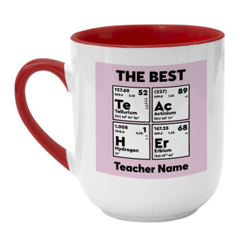THE BEST Teacher chemical symbols, Κούπα κεραμική tapered 260ml