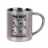 THE BEST Teacher chemical symbols, Mug Stainless steel double wall 300ml
