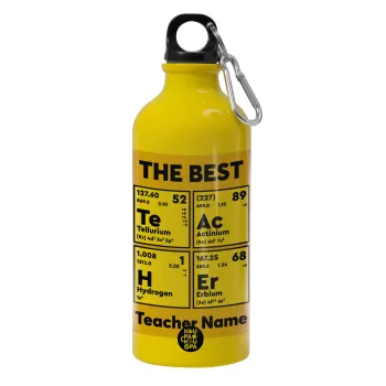 THE BEST Teacher chemical symbols, Παγούρι νερού 600ml