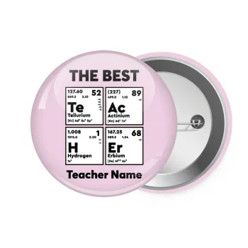 THE BEST Teacher chemical symbols, Κονκάρδα παραμάνα 7.5cm