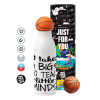 Bascetball Metal mug thermos, double wall, 550ml